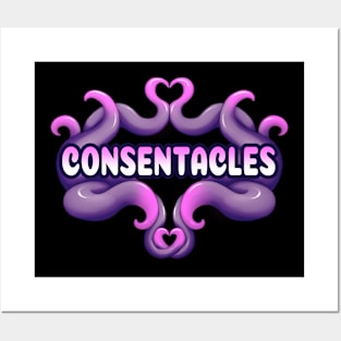 Purple Consentacles Posters and Art